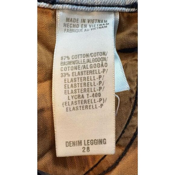 Lucky Brand To Dye For Indigo Denim Leggings - Picture 7 of 7